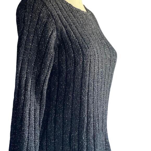 Womens Sweater Size Small Gray Fisherman Coastal Preppy Conservative Modest Cozy - Picture 7 of 7